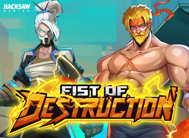 Fist of Destruction online slot game by Hacksaw Gaming
